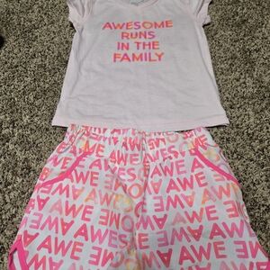 *Size 5T* Okie Dokie Short & Shirt Set w/Pockets* Lightweight*